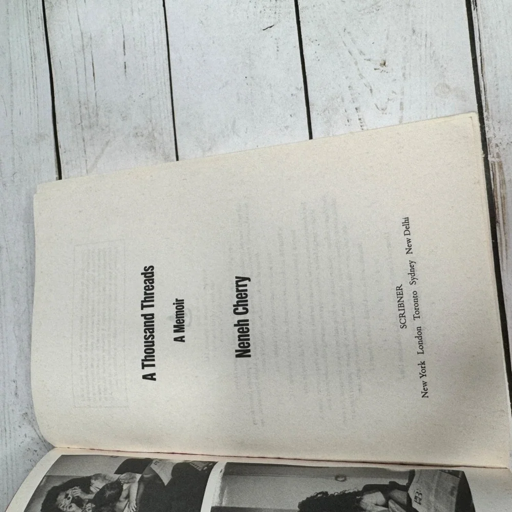 Neneh Cherry A Thousand Threads A Memoir ARC Advance Reader Copy Scribner‎ 2024